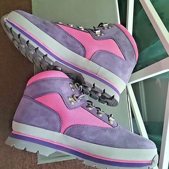 Timberland Boots Junior Girls Size 5.5 M Purple Pink Waterproof Snow - NEW - Picture 4 of 8